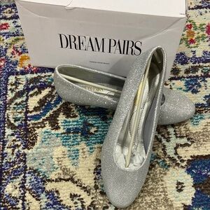 Dream Pairs Silver Heels Elegant Design